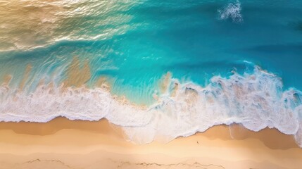 Wall Mural - waves on the beach