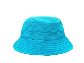 Canvas Print - blue bucket hat PNG transparent