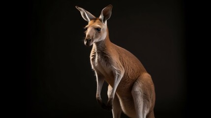 Wall Mural - kangaroo animal wildlife nature mammal generative ai