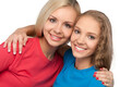© BillionPhotos.com - Portrait of Two Girlfriends , Sisters Hugging