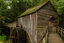 Cades Cove Historical Grist Mill In The Great Smoky Mountains National Park In Tennessee