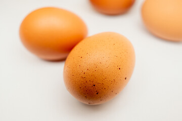 Sticker - eggs on a white background