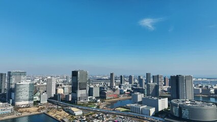 Fototapete - 都市の空撮