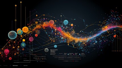 Wall Mural - graphical representation of artificial intelligence - AI-generated image
