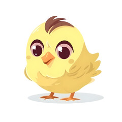 Wall Mural - Vibrant chick illustration to bring happiness to your designs