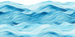 © Vita - Transparent ocean water wave copy space for text.  Isolated blue, teal, turquoise happy cartoon wave for pool party or ocean beach travel. Web banner, backdrop, background png graphic.