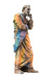 © marteen stenberg - ancient greek philosopher statue isolated on transparent background ,generative ai
