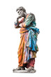 © marteen stenberg - ancient greek philosopher statue isolated on transparent background ,generative ai