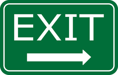 exit sign