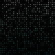 © Eugene Ga - Abstract Background. Random Characters of Chinese Traditional Alphabet. Gradiented matrix pattern. Mint color theme backgrounds. Tileable horizontally. Captivating vector illustration.