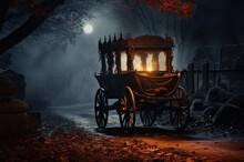 Spooky Carriage Created With Generative AI Technology