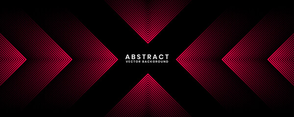 Wall Mural - 3D glowing red techno abstract background overlap layer on dark space with letter x effect decoration. Modern graphic design element future style concept for banner, flyer, card, or brochure cover