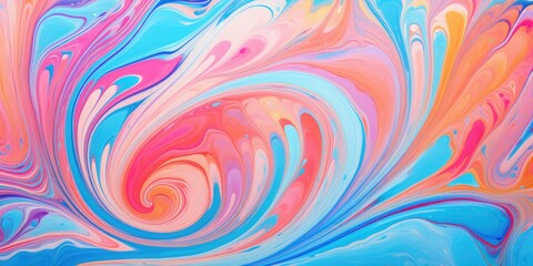 Wall Mural - Abstract colorful mixed paint in pastels. Oils rainbow background. Liquid color wallpaper