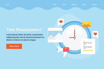 social media content post schedule, digital marketing calendar business time management conceptual w