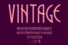 Pink Art Deco Font Or Romantic Typeface, Nouveau Type And Retro Elegant Alphabet, Vector Letters. Art Deco Typography Font, Vintage Or Modern Style Text For Poster, Luxury Premium Fashion Typeface