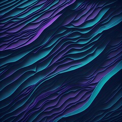 Wall Mural - ai generated abstract background with wave pattern