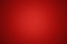Dark Red Cotton Fabric Cloth Texture For Background, Natural Textile Pattern.