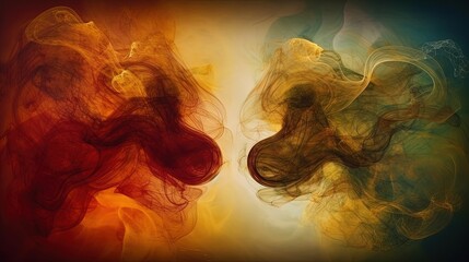 Vintage smoke pattern. Generative AI