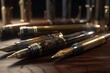 vintage pens, Generative AI