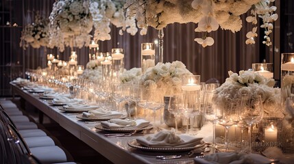 Poster - wedding Table setting
