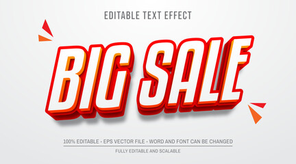 Wall Mural - Editable text effect super big sale