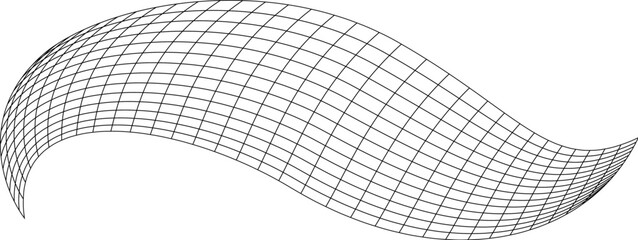 Net flying waving. Texture wave textile. Fabric square cells sea wind. Vector illustration rolling hills. Flag windy stream flow. Network structure surface checkered background sport lines border.