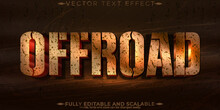 Offroad Text Effect, Editable Rally And 4x4 Text Style