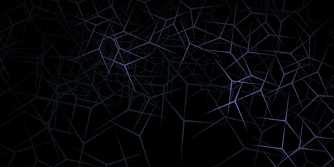 Abstract geometric background with chaotic lines. Modern futuristic vector texture.