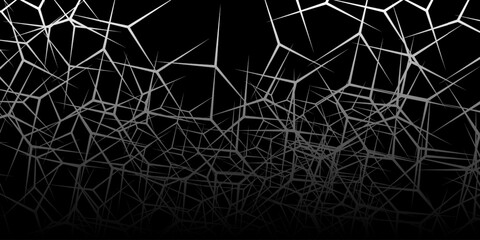Abstract geometric background with chaotic lines. Modern futuristic vector texture.