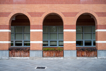 Wall Mural - facade of an building