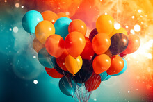 Colorful Balloons Illustration