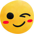 smile face emoji with wink eye,cute emoticon.Hand drawn, flat style emoticon.png