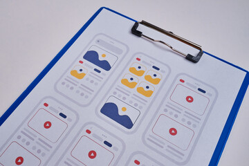 ux mobile application wireframe. sketch, prototype, framework, layout future app design project. ui/