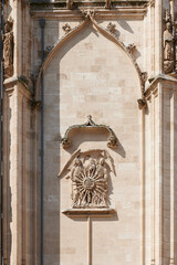 Wall Mural - Exterior view of the Cathedral of Burgos