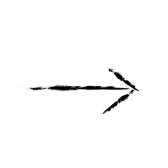 Wall Mural - arrow png, paint brush strokes arrow illustration