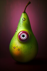 Wall Mural - pear pop surrealism