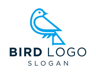 Wall Mural - Logo about Bird on a white background. created using the CorelDraw application.