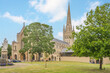 Norwich Cathedral in the east anglia city of Norwich