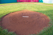 Pitcher Mound At Baseball Field
