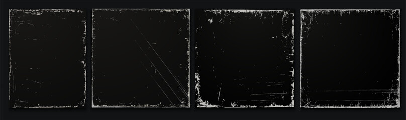 worn edges album cover with torn edges for vinyl, cd or paper poster. subtle worn edge aged look for