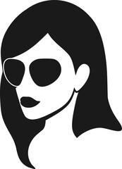 Wall Mural - Elegant woman with sunglasses