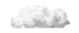 Fototapeta Przestrzenne - white cloud on transparent background, png