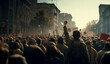 © Rivet Render - Young individuals engaging in a protest, conveying their collective voice and advocating for change, encapsulating the energy and determination of the youth in this powerful visual narrative.