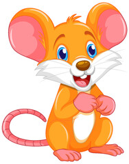 Poster - Cute mouse cartoon character