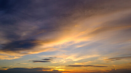 Wall Mural - beautiful sky after sunset