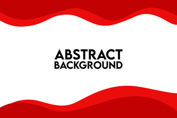 Red and white abstract background