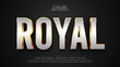 © Cahyart Studio - Royal mock up 3d editable text effect