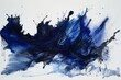 Ink wave watercolor ultramarine. Generate Ai
