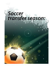 Wall Mural - soccer transfer season