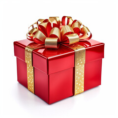 Poster - Christmas Red Gift Box